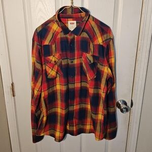 Levi's Multicolor Plaid Pattern Shirt